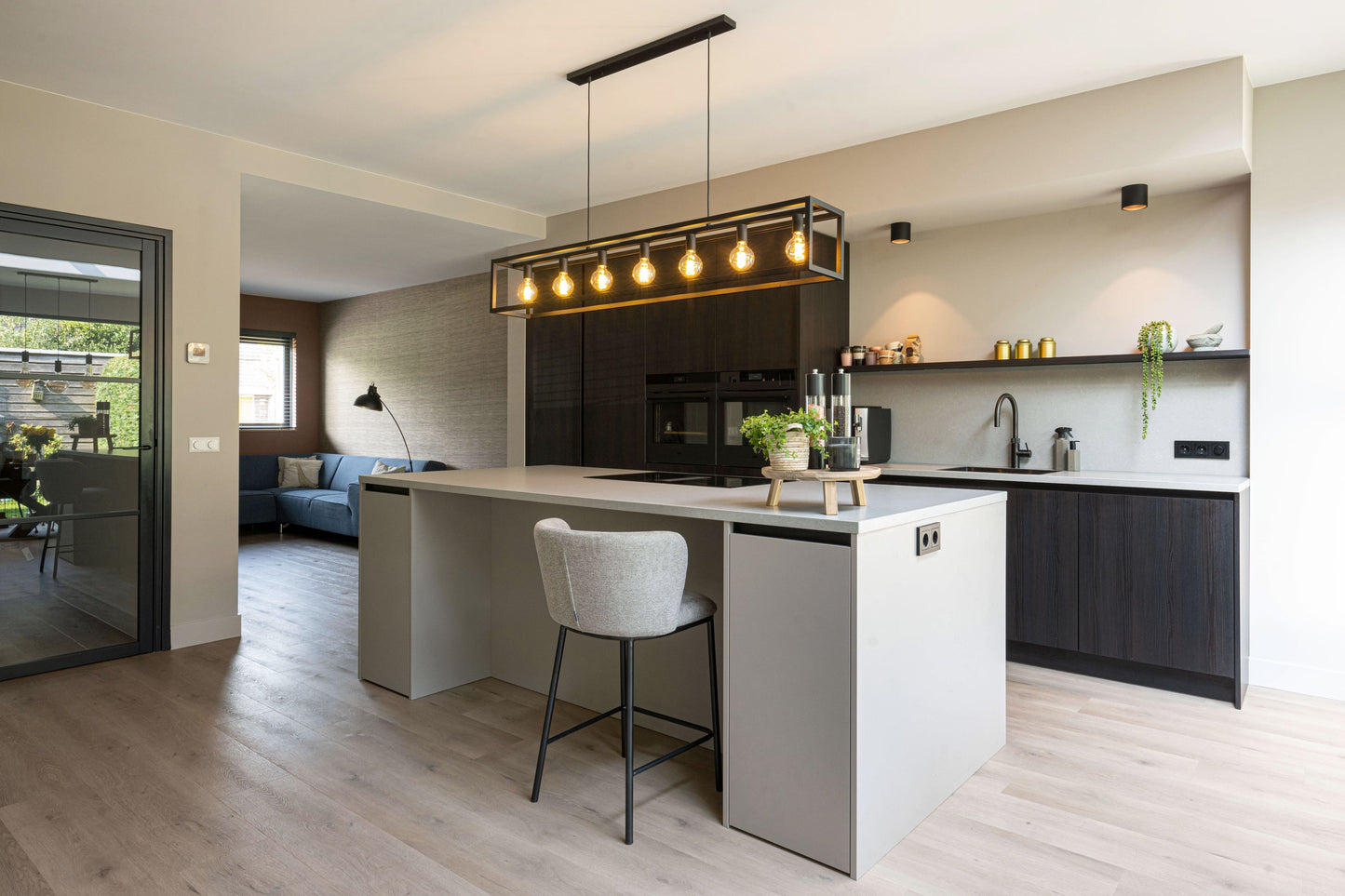 Maatwerk keuken met PVC-vloer