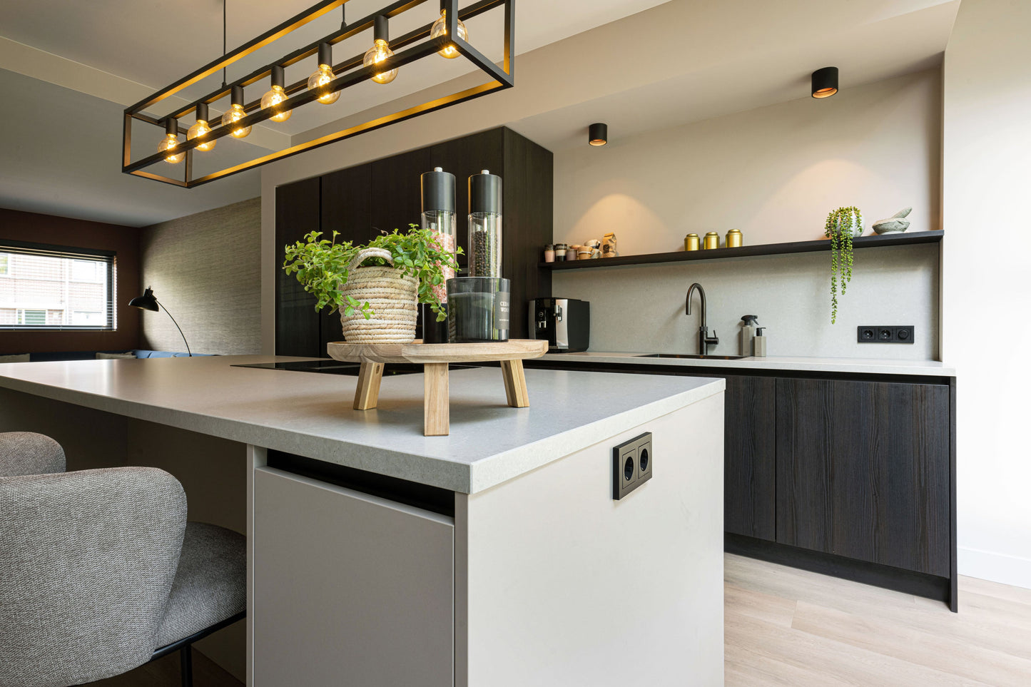 Maatwerk keuken met PVC-vloer