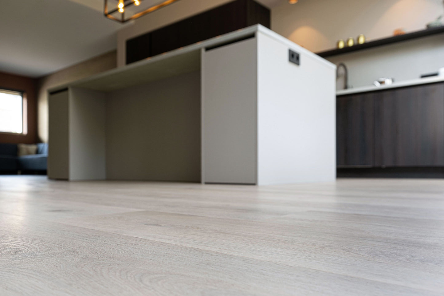 Maatwerk keuken met PVC-vloer